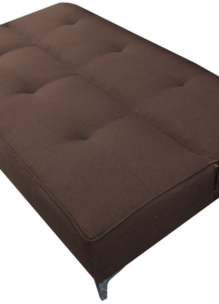 Sofa Cama Reclinable El Bazar Store Milo Chocolate , Futon 3 posiciones, Sala