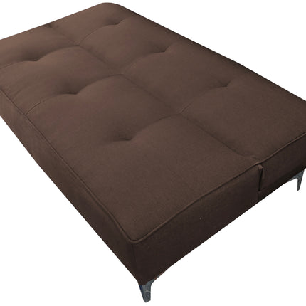 Sofa Cama Reclinable El Bazar Store Milo Chocolate , Futon 3 posiciones, Sala
