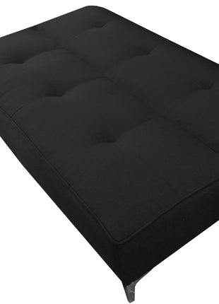 Sofa Cama Reclinable El Bazar Store Milo Negro , Futon 3 posiciones, Sala