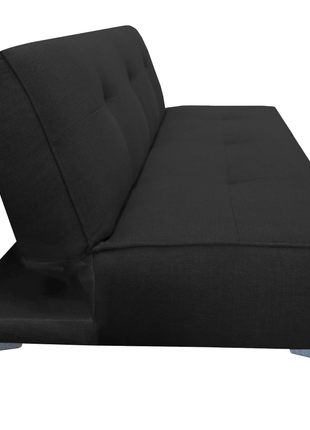 Sofa Cama Reclinable El Bazar Store Milo Negro , Futon 3 posiciones, Sala
