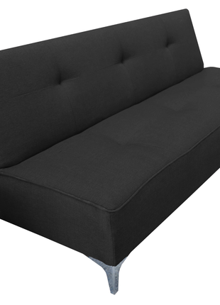 Sofa Cama Reclinable El Bazar Store Milo Negro , Futon 3 posiciones, Sala