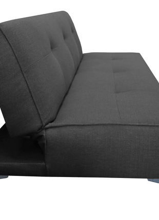 Sofa Cama Reclinable El Bazar Store Milo Gris Oxford , Futon 3 posiciones, Sala