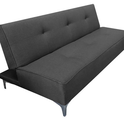 Sofa Cama Reclinable El Bazar Store Milo Gris Oxford , Futon 3 posiciones, Sala
