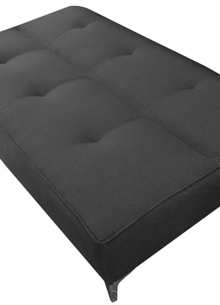 Sofa Cama Reclinable El Bazar Store Milo Gris Oxford , Futon 3 posiciones, Sala