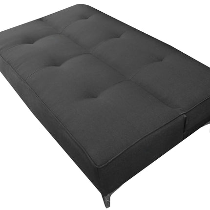 Sofa Cama Reclinable El Bazar Store Milo Gris Oxford , Futon 3 posiciones, Sala