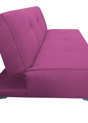 Sofa Cama Reclinable El Bazar Store Milo Rosa , Futon 3 posiciones, Sala