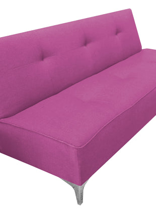 Sofa Cama Reclinable El Bazar Store Milo Rosa , Futon 3 posiciones, Sala