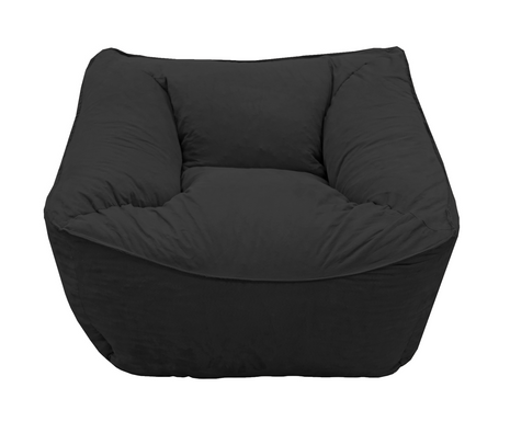 Sillon Puff El Bazar Store Negro, Sillon Ocasional