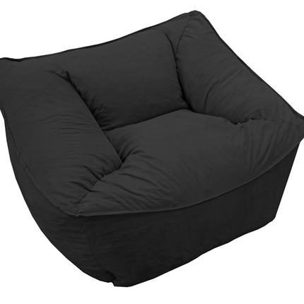 Sillon Puff El Bazar Store Negro, Sillon Ocasional