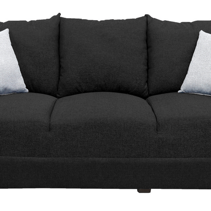 Sala Modular 3-2-1 El Bazar Store Negro, Sofa, Love seat y sillon