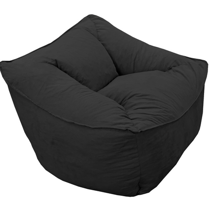 Sillon Puff El Bazar Store Negro, Sillon Ocasional