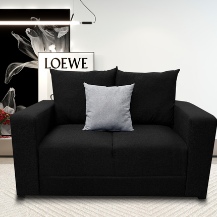 Sala Modular 3-2-1 El Bazar Store Negro, Sofa, Love seat y sillon