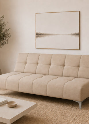 Sofá Cama Reclinable New York Lino Futon 3 Posiciones, El Bazar Store