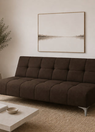 Sofá Cama Reclinable New York Lino Futon 3 Posiciones, El Bazar Store