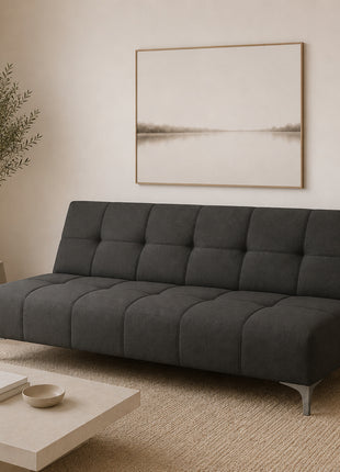 Sofá Cama Reclinable New York Lino Futon 3 Posiciones, El Bazar Store