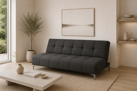 Sofá Cama Reclinable New York Lino Futon 3 Posiciones, El Bazar Store