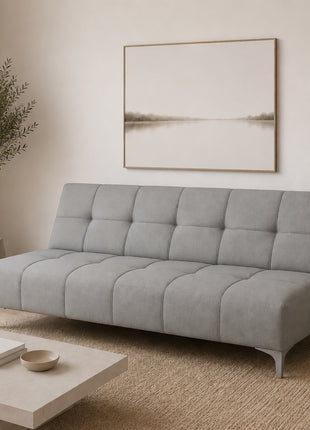 Sofá Cama Reclinable New York Lino Futon 3 Posiciones, El Bazar Store