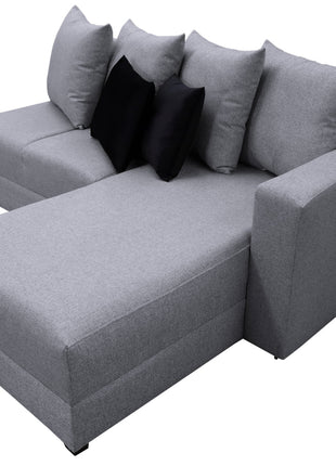 Sala Esquinera Orlando Gris Plata - 200 x 160 cm, El Bazar Store