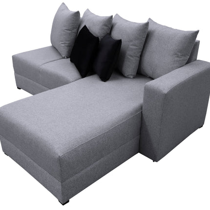 Sala Esquinera Orlando Gris Plata - 200 x 160 cm, El Bazar Store