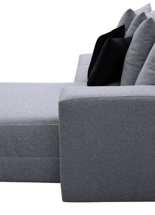 Sala Esquinera Orlando Gris Plata - 200 x 160 cm, El Bazar Store