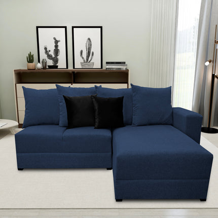 Sala Esquinera Orlando Azul - 200 x 160 cm, El Bazar Store