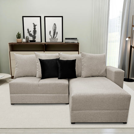 Sala Esquinera Orlando Beige - 200 x 160 cm, El Bazar Store