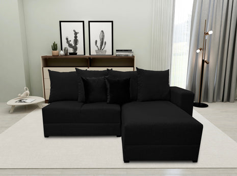 Sala Esquinera Orlando Lino Negro - 200 x 160 cm, El Bazar Store