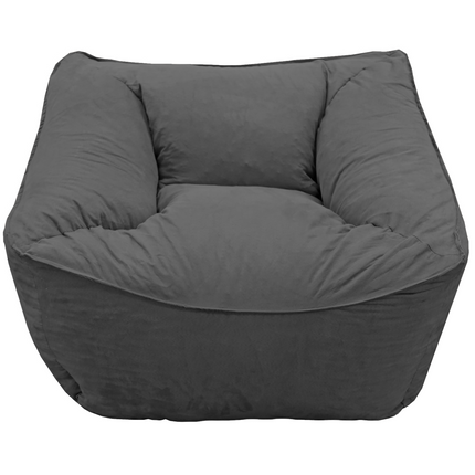 Sillon Puff El Bazar Store Gris Oxford, Sillon Ocasional