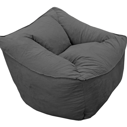 Sillon Puff El Bazar Store Gris Oxford, Sillon Ocasional