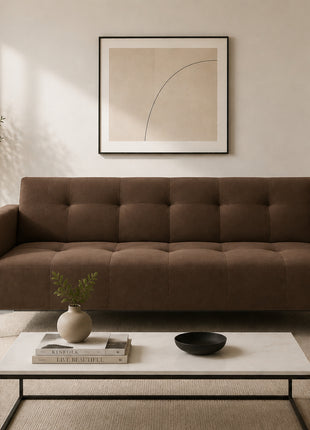 Sofa Cama Paris Lino, Brazos plegables, El Bazar Store, Futon 3 posiciones