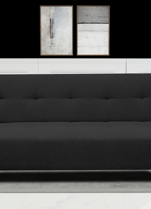 Sofa Cama Paris Lino Oxford, Brazos plegables, El Bazar Store, Futon 3 posiciones