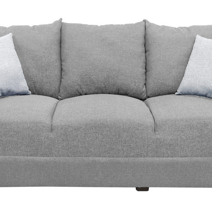 Sofa El Bazar Store Miami Lino Gris Plata 3 Plazas, Modular, Moderno, Sala