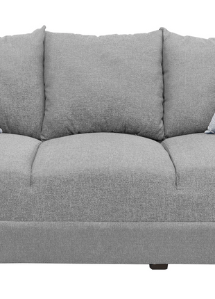 Sala Modular 3-2-1 El Bazar Store Miami Gris plata, Sofa, Love seat y sillon