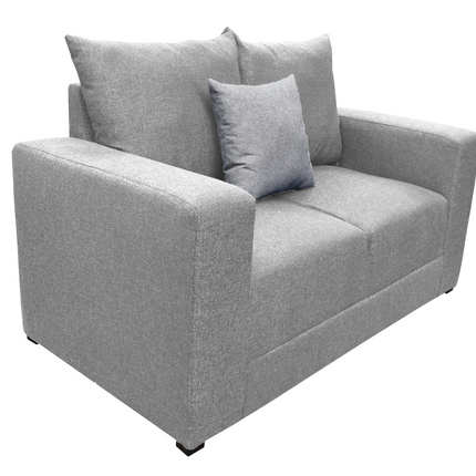Love seat El Bazar Store Miami Lino Gris plata  2 plazas, Modular, Moderno, Sala