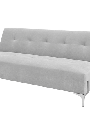 Sofa Cama Reclinable El Bazar Store Paris Terciopelo 3 posiciones Brazos movibles Sala