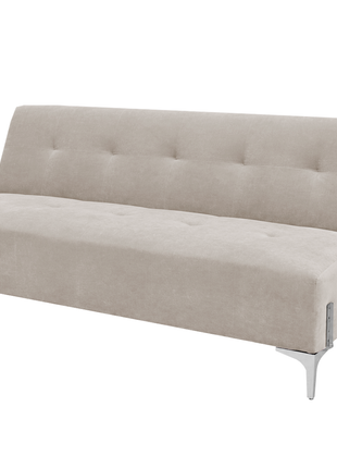 Sofa Cama Reclinable El Bazar Store Paris Terciopelo 3 posiciones Brazos movibles Sala