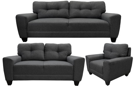 Sala Modular 3-2-1 El Bazar Store Sidney, Sofa, Love seat y sillon