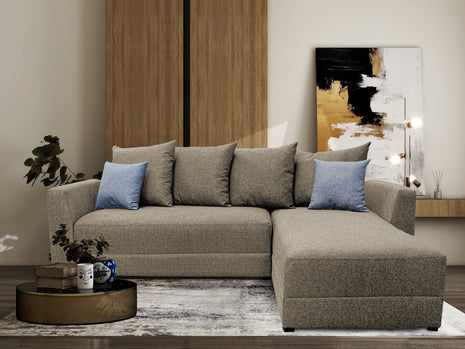 Sala Esquinera Samso Lino Beige- 240x180 cm, El Bazar Store