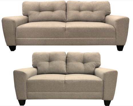Sala Modular 3-2 El Bazar Store Sidney Lino nacional Beige Sofá Love seat