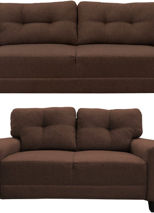 Sala Modular 3-2 El Bazar Store Sidney Lino nacional Chocolate Sofá Love seat