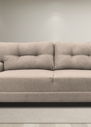 Sala Modular 3-2-1 El Bazar Store Sidney Beige, Sofa, Love seat y sillon