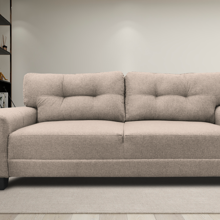 Sala Modular 3-2-1 El Bazar Store Sidney Beige, Sofa, Love seat y sillon