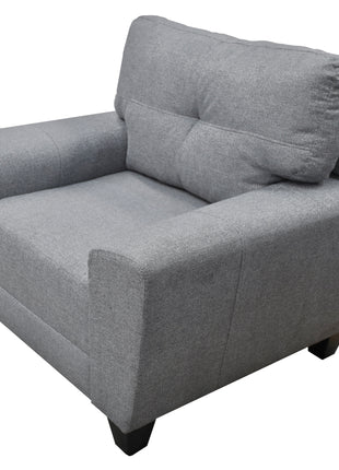 Sala Modular 3-2-1 El Bazar Store Sidney Gris Plata, Sofa, Love seat y sillon