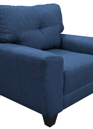 Sala Modular 3-2-1 El Bazar Store Sidney Azul marino, Sofa, Love seat y sillon