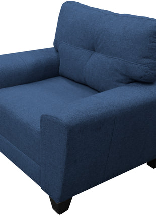 Sala Modular 3-2-1 El Bazar Store Sidney Azul marino, Sofa, Love seat y sillon