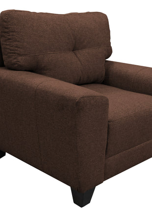 Sala Modular 3-2-1 El Bazar Store Sidney Chocolate, Sofa, Love seat y sillon