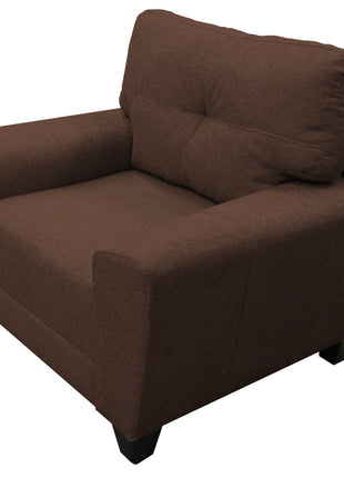 Sala Modular 3-2-1 El Bazar Store Sidney Chocolate, Sofa, Love seat y sillon