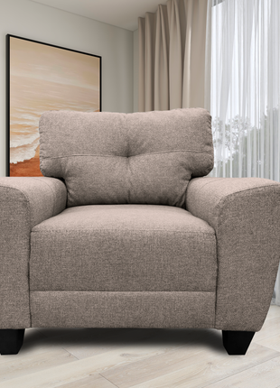 Sillon El Bazar Store Sidney Lino Beige 1 plaza, Modular, Moderno, Sala, Ocasional