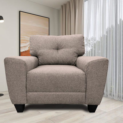 Sala Modular 3-2-1 El Bazar Store Sidney Beige, Sofa, Love seat y sillon
