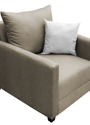 Sala Modular 3-2-1 El Bazar Store Atlanta Lino Beige Sofa Love seat sillón
